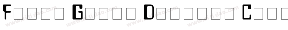First Grade Display Caps SSi字体转换